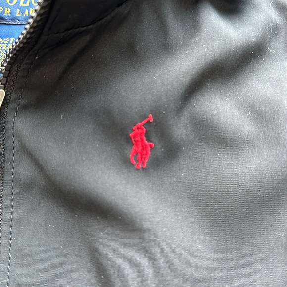 Polo Ralph Lauren Toddler Light Jacket Removable Hood Black size 2T - Picture 5 of 9